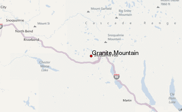 Granite Mountain Location Map