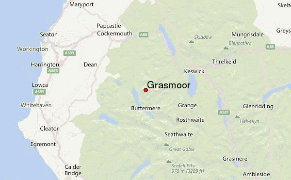 Grasmoor Location Map
