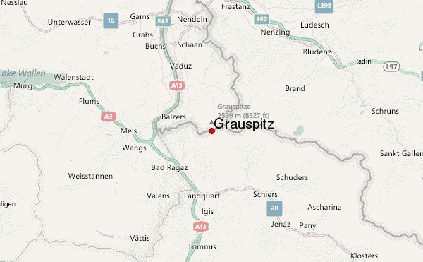 Grauspitz Location Map
