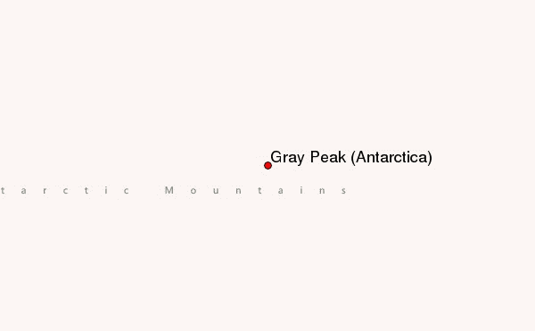 Gray Peak (Antarctica) Location Map