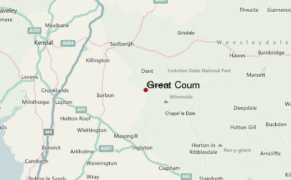 Great Coum Location Map