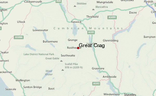 Great Crag Location Map