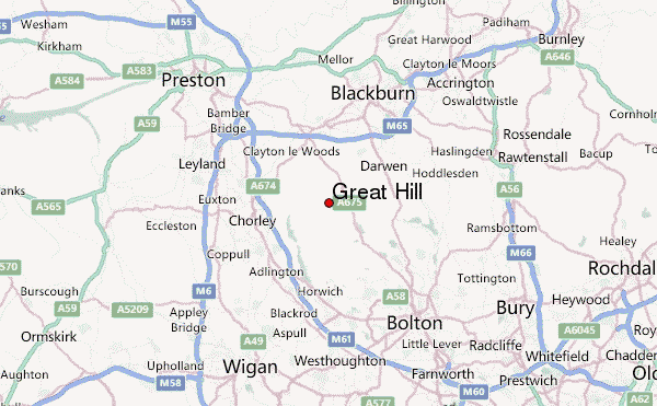 Great Hill Location Map