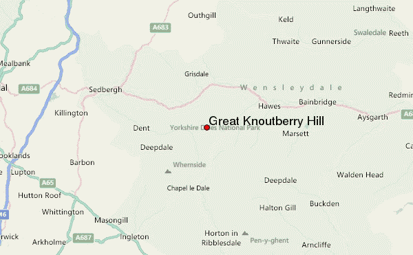 Great Knoutberry Hill Location Map