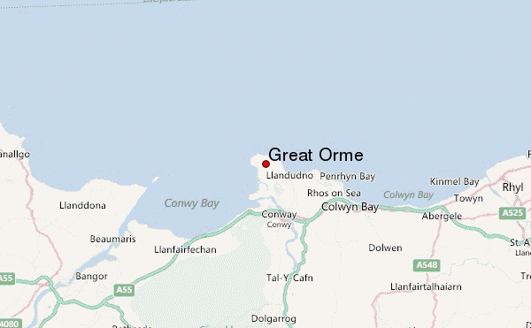 Great Orme Location Map