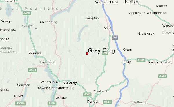 Grey Crag Location Map