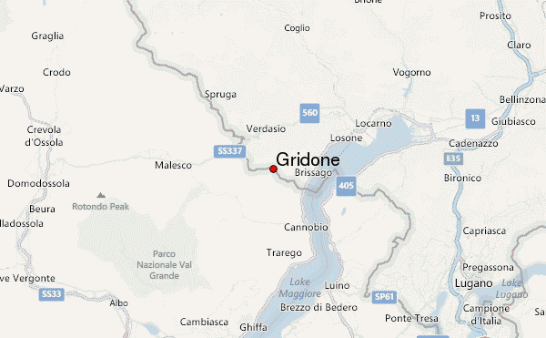 Gridone Location Map