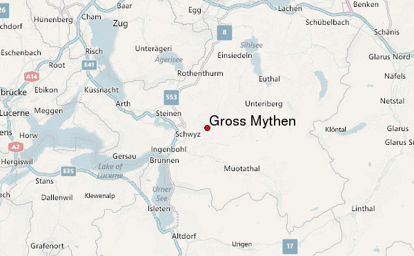 Gross Mythen Location Map