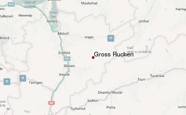 Gross Ruchen Location Map