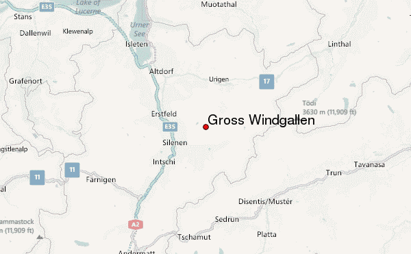 Gross Windgällen Location Map