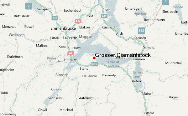 Grosser Diamantstock Location Map