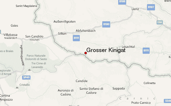 Grosser Kinigat Location Map