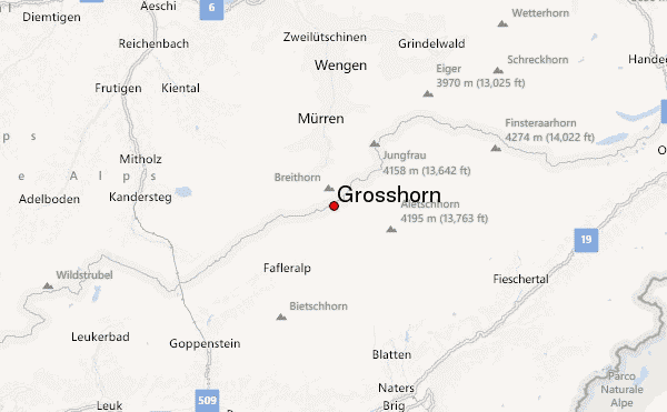 Grosshorn Location Map