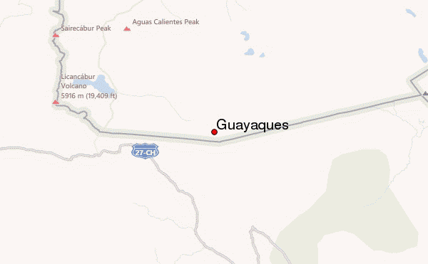 Guayaques Location Map