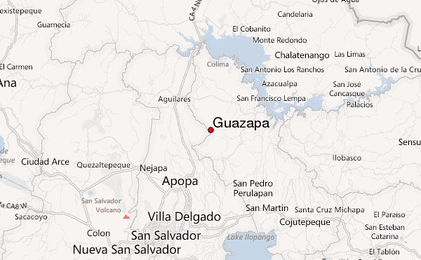 Guazapa Location Map