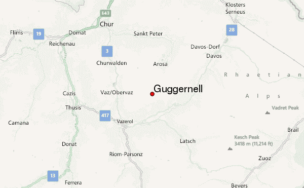 Guggernell Location Map
