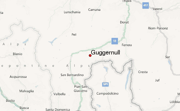 Guggernüll Location Map