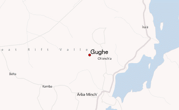 Gughe Location Map