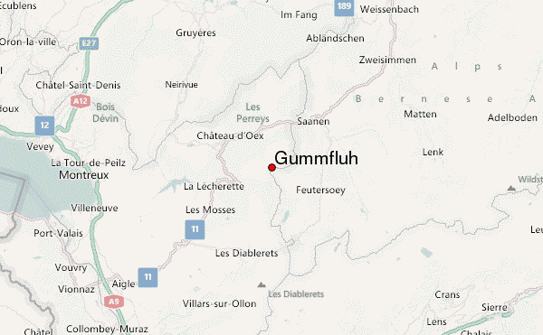 Gummfluh Location Map