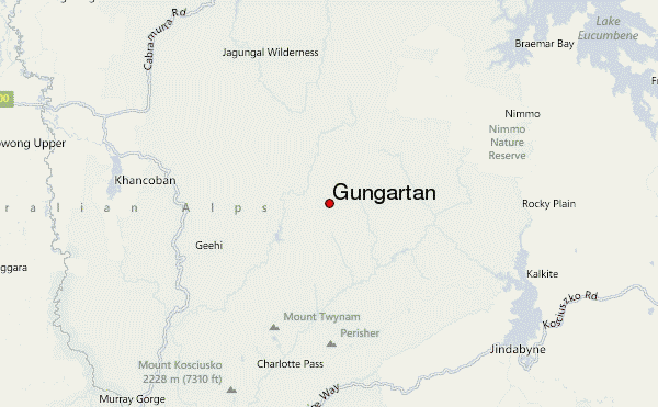 Gungartan Location Map