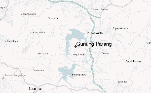 Gunung Parang Location Map
