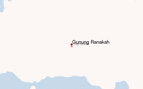Gunung Ranakah Location Map