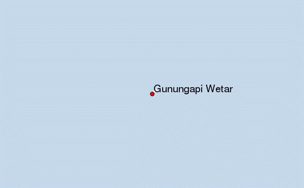 Gunungapi Wetar Location Map