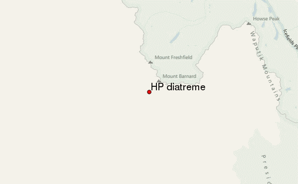 HP diatreme Location Map