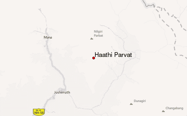 Haathi Parvat Location Map