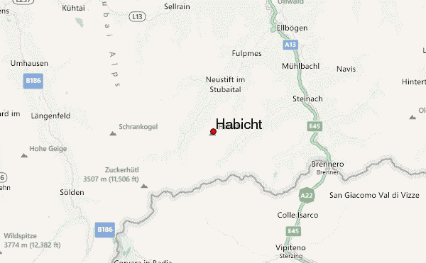 Habicht Location Map
