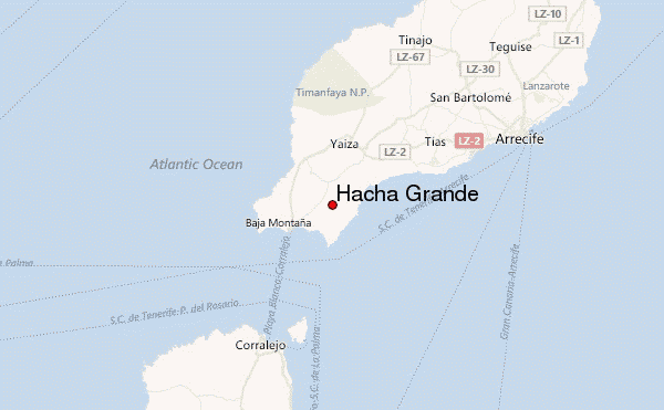 Hacha Grande Location Map