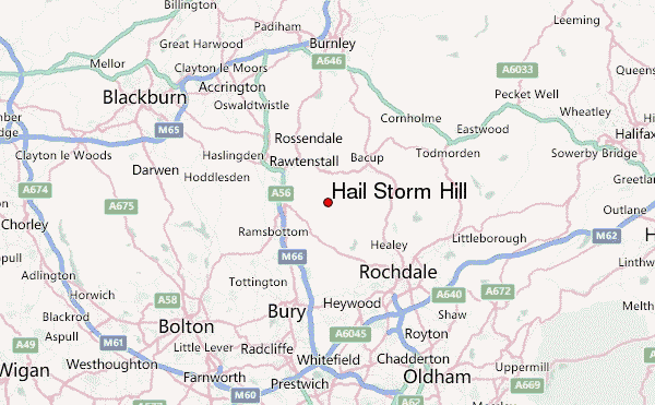Hail Storm Hill Location Map