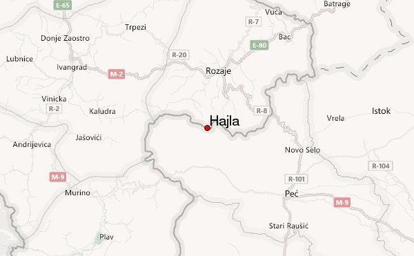 Hajla Location Map