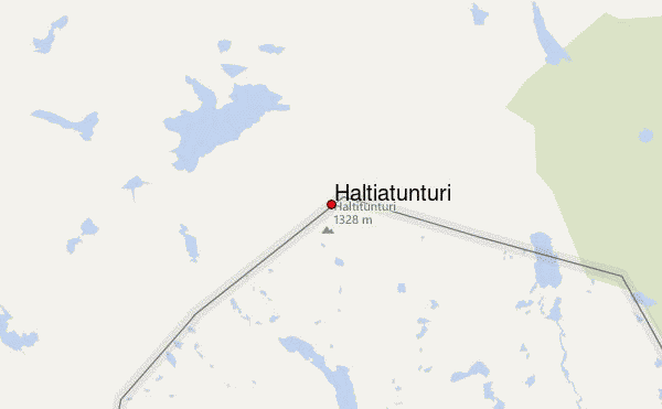Haltiatunturi Location Map