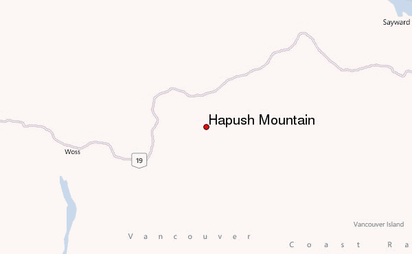 Hapush Mountain Location Map