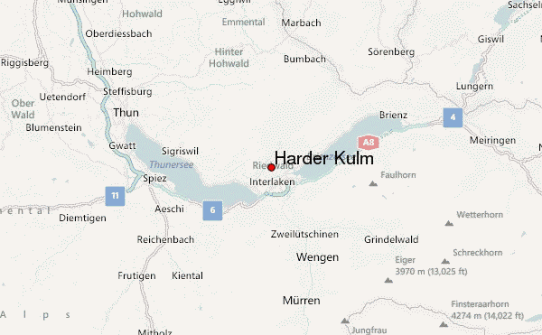Harder Kulm Location Map