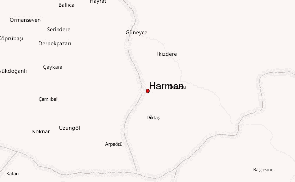 Harman Location Map