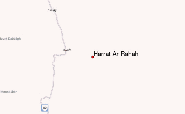 Harrat Ar Rahah Location Map