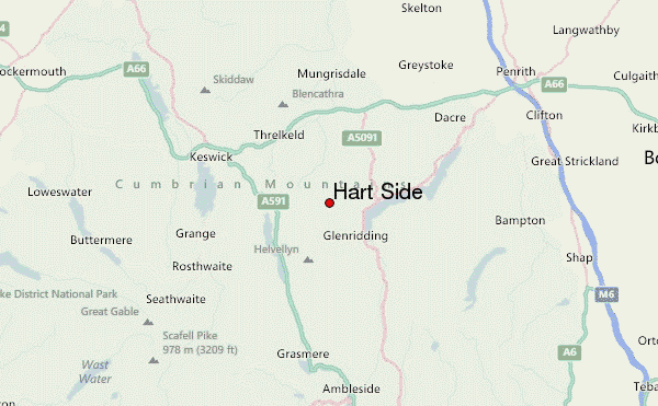 Hart Side Location Map
