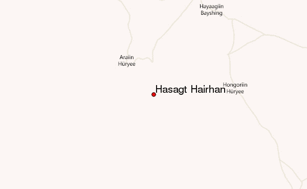Hasagt Hairhan Location Map