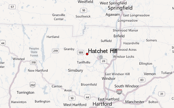 Hatchet Hill Location Map