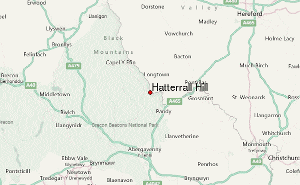 Hatterrall Hill Location Map