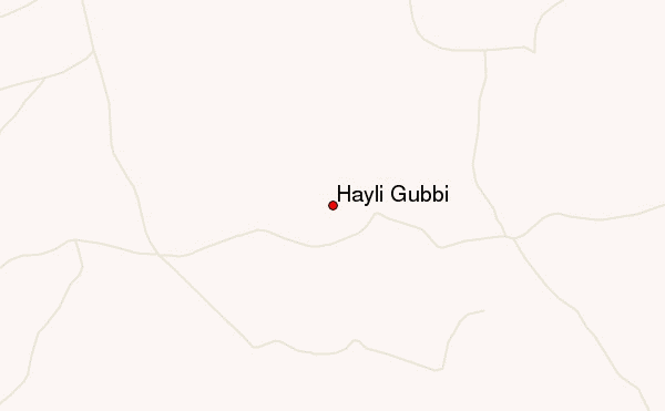 Hayli Gubbi Location Map