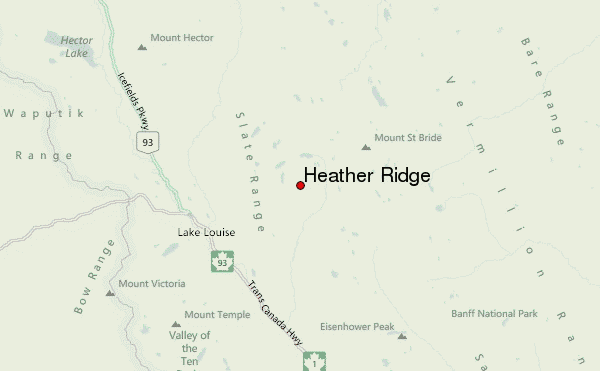 Heather Ridge Location Map