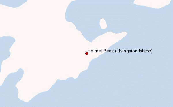 Helmet Peak (Livingston Island) Location Map