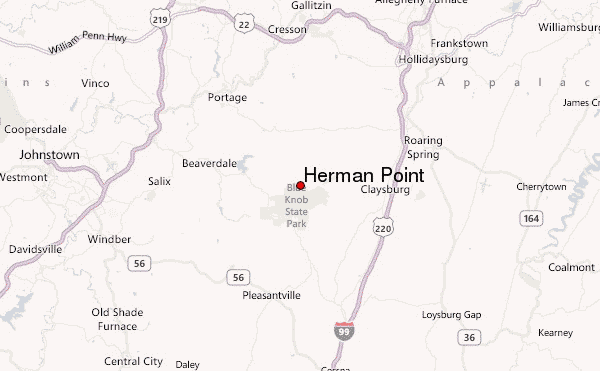 Herman Point Location Map