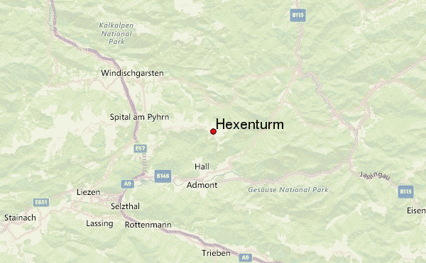 Hexenturm Location Map