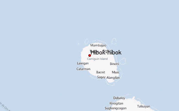 Hibok-hibok Location Map