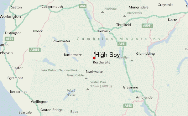 High Spy Location Map