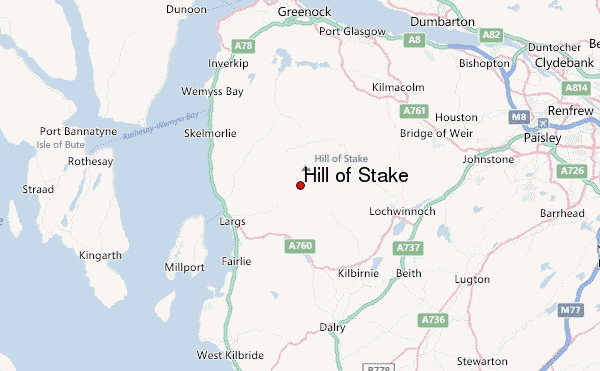 Hill of Stake Location Map